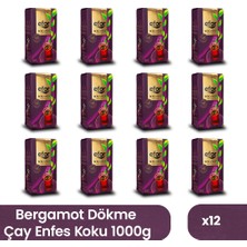 Efor Çay Efor Bergamot Aromalı Dökme Siyah Çay 1000 gr – 12'li Koli