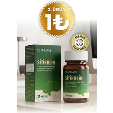 Erbatab Sitikolin – L-Tirozin, Fosfatidilserin, Ginkgo Biloba Ekstraktı ve B6 Vitamini Içeren Takviye Edici Gıda – 30 Vcaps®