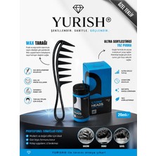 Yurish Toz Wax ve Geniş Dişli Wax Tarağı Set