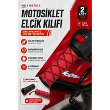 Yamaha MT25 Kırmızı Kauçuk Gidon Sarmalı Elcik Kılıfı Elcik Koruma