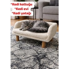 Empressco Rahat ve Şık Kedi Evi, Konforlu Kedi Koltuğu ve Yumuşak Kedi Yatağı