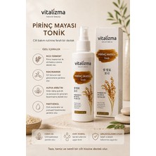 Vitalizma Pirinç Mayası Aydınlatıcı Tonik - Gözenek Sıkılaştırıcı ve Leke Karşıtı Canlandırıcı Tonik - Arbutin & Niasinamid 200 ml