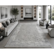 Luxess Halı Lima 1181 Gri Modern Akrilik Salon Halısı