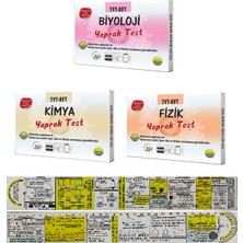 Pano Yayınları Tyt-Ayt Biyoloji-Kimya-Fizik Dökme Yaprak Test Seti Video Çözümlü (Her Kutuda 5 Test)