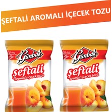 Günbak Şeftali Aromalı Içecek Tozu 250 gr x 2 Adet