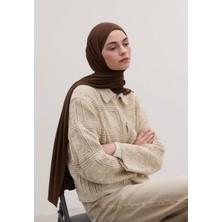 Fresh Scarfs Bambu Penye Şal Sıcak Kahve