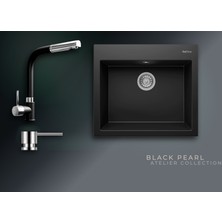 Real Stone Black Pearl Collection Didyma 60 K002 & Sümela Premium Mutfak Koleksiyonu
