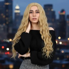 Aslanoğlu Store Fiber Sen Uzun Su Daası Peruk / Sarı