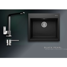 Real Stone Black Pearl Collection Didyma 60 K002 & Göksu Premium Mutfak Koleksiyonu