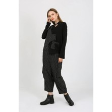 Des Concept Kadın Asimetrik Kesim Yün Karışımlı Yelek