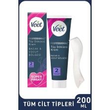 Veet Professional Tüy Dökücü Krem Bacak ve Vücut Bölgeleri Için Tüm Cilt Tipleri Için 200 ml