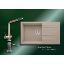 Real Stone Cappuccino Atelier Series Laodikya 86 Xl P014 & Abant Premium Mutfak Koleksiyonu