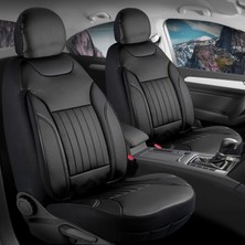 Startcar Toyota Yaris 2017-2019 Full Deri Oto Koltuk Kılıfı Ön Arka Set Siyah Edition Scr