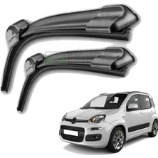 Expar Oto Fiat Panda 312 Kasa Ön Cam Silecek Süpürgesi Takımı 2012 - 2022 Panda Ön Silecek Sağ Sol Takım