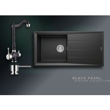 Real Stone Black Pearl Collection Efes 100 P012 & Ares Premium Mutfak Koleksiyonu