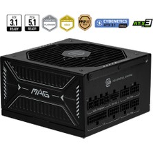 MSI Msı Mag A1000GLS Pcıe5 1000W 80+ Gold Power Supply