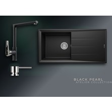 Real Stone Black Pearl Collection Efes 100 P012 & Vesta Premium Mutfak Koleksiyonu
