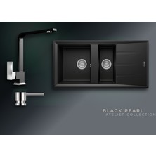 Real Stone Black Pearl Collection Salda 100 P013 & Göksu Premium Mutfak Koleksiyonu