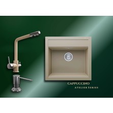 Real Stone Cappuccino Atelier Series Olympos 56 K004 & Abant Premium Mutfak Koleksiyonu