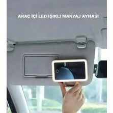 Dress Art D.art And Tech Araç Içi Dokunmatik LED Işıklı 3 Modlu Makyaj Aynası Kısılabilir Şarjlı Pilli Klips Güneşlik