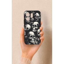 Vip Case Vivo V70 5g Uyumlu Kuru Kafa Desenli Silikon Kılıf
