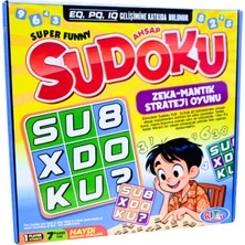 Wibo Ahşap Sudoku Zeka Oyunu 25X25 cm Eğitici Mantık Strateji Oyunu