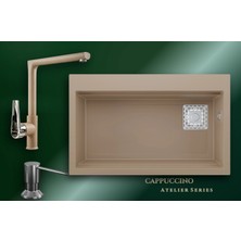Real Stone Cappuccino Atelier Series Likya & Vesta Premium Mutfak Koleksiyonu