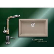 Real Stone Cappuccino Atelier Series Gordion 77 K013 & Sümela Premium Mutfak Koleksiyonu