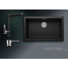 Real Stone Black Pearl Collection Gordion 77 K013 & Vesta Premium Mutfak Koleksiyonu