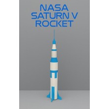 Teknoartshop Saturn V Model Kit Card - Eğitici Deney Seti