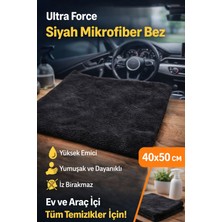 jantistore Ultra Force Mikrofiber Temizlik Bezi 40X50 Yüksek Emici Ev ve Araç Içi