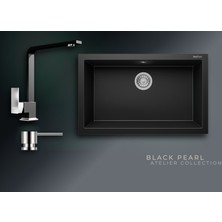 Real Stone Black Pearl Collection Gordion 77 K013 & Göksu Premium Mutfak Koleksiyonu