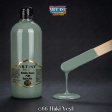 ART IST Kendinden Vernikli PLUS Vernikli Akrilik Boyalar 500ML - 066 Haki Yeşil