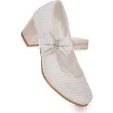 Kiko Kids Cameli Çupra Günlük Kız Çocuk 4 Cm Topuklu Abiye Ayakkabı