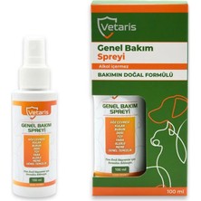 Vetaris Premium Genel Bakım Spreyi - Kedi Köpekler Için Göz, Kulak, Ağız Bakım Solüsyonu - Lavanta ve Aloe Vera Özleriyle Koku Giderici Etki 100 ml