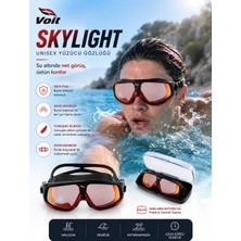 Voit Voit Skylight Aynalı Yüzücü Gözlüğü Siyah - Kırmızı