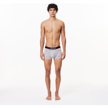 Lacoste Core Erkek Baskılı 3'lü Gri Boxer5H3411VDP