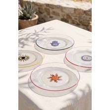 Rakle Fortuna 4'lü Pasta Tabağı Seti 19 cm