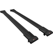 RE&AR Tuning Fiat Freemont 2011-2015 Arası ile Uyumlu Fly Model Ara Atkı Tavan Barı Siyah 2 Adet