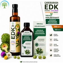 Çare Burada Çareburada Edk Sirke 500 ml & Holistrakt Enginar, Deve Dikeni, Karahindiba 250 ml Ekstrakt | Enginar, Devedikeni, Karahindiba