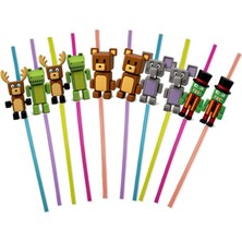 Parti Show Super Bear Adventure 10'lu Artistik Pipet