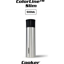Cooker Colorline Slim 500 ml Paslanmaz Çelik Termos CKR2057