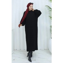 Tatula Oversize Yarasa Kol Triko Elbise