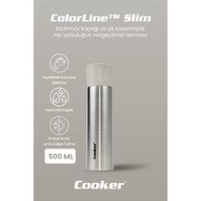 Cooker Colorline Slim 500 ml Paslanmaz Çelik Termos CKR2057
