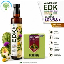 Çare Burada Çareburada Edk Sirke 500 ml & Dr. Bronos Edk Bitkisel Toz 30 Stick | Enginar, Devedikeni, Karahindiba