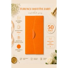 Vox Art Renkli Dokulu Davetiye Zarfı 50 Adet 11*22CM 220GR (Baskısız Boş Zarf)