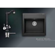Real Stone Black Pearl Collection Olympos 56 K004 & Ares Premium Mutfak Koleksiyonu