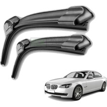 Expar Oto Bmw 7 Serisi Ön Cam Silecek Süpürgesi Takımı 2008 - 2015 Bmw F01 - F02 - F04 Kasa Ön Silecek