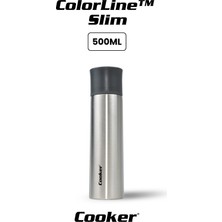 Cooker Colorline Slim 500 ml Paslanmaz Çelik Termos CKR2057
