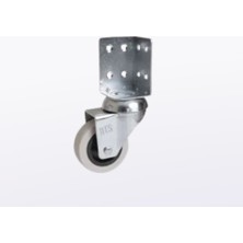 Hts 331-L 50X20 Çift Bilyalı L Köşe Tablalı Teker